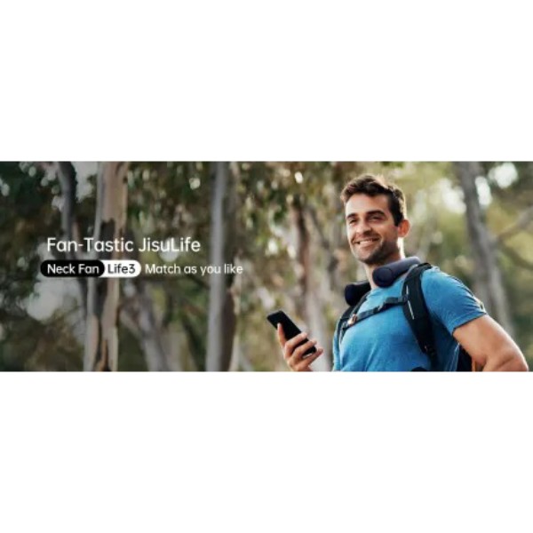 Фото - Вентилятор портативний Jisulife Neck Fan Life3 FA14 Blue